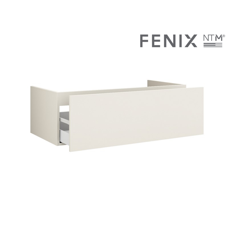 Unterschrank in FENIX NTM nach Maß für New Zero 125 cm Waschtisch