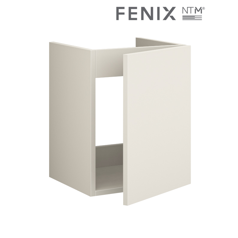 Unterschrank in FENIX NTM nach Maß für Premium 50 cm Handwaschbecken