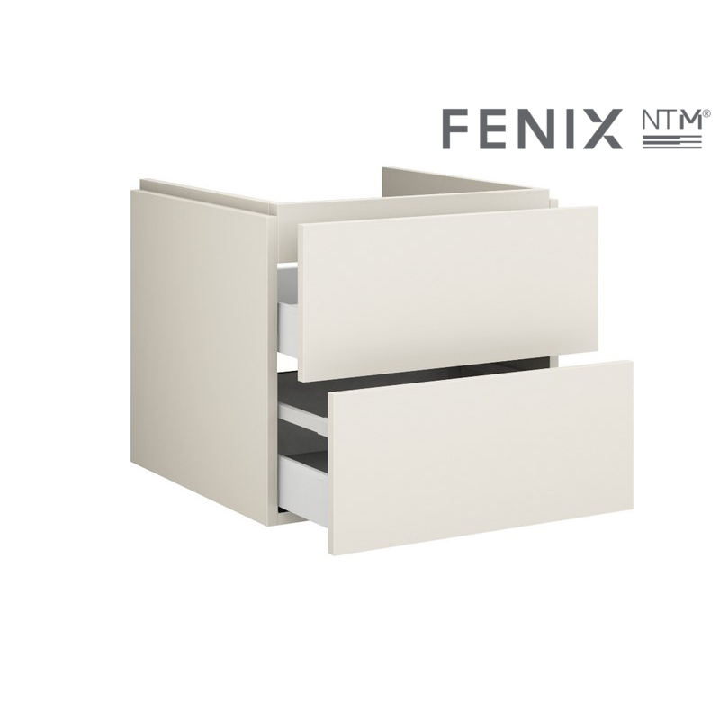 Unterschrank in FENIX NTM nach Maß für Venticello 65 cm Waschtisch