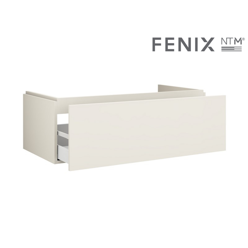 Unterschrank in FENIX NTM nach Maß für Xeno² 120 cm Waschtisch